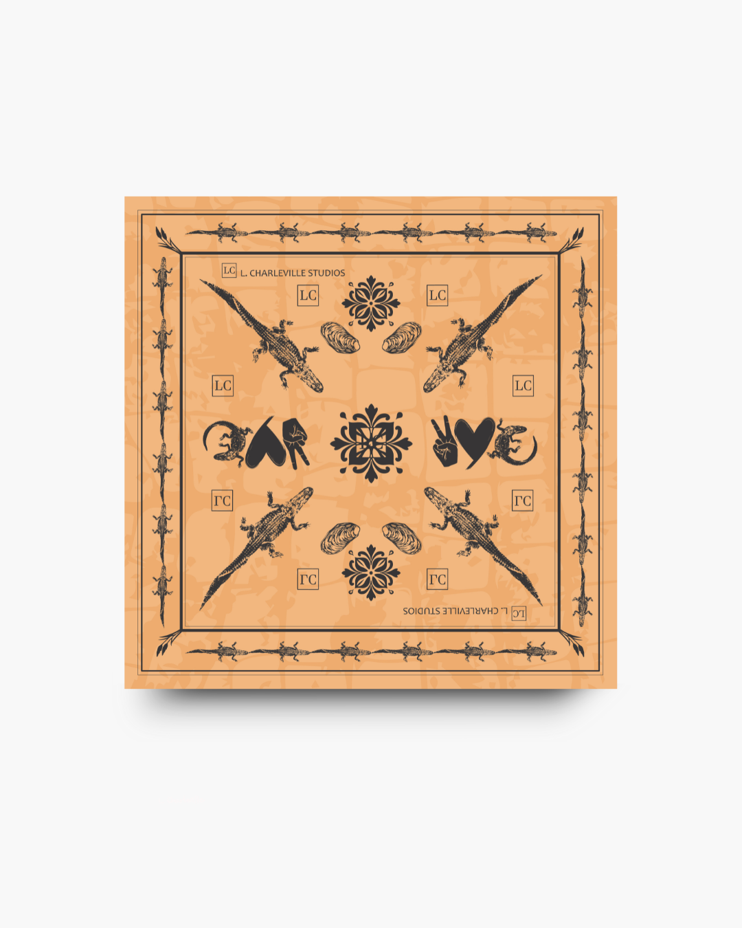 Cotton Bandana, Orange