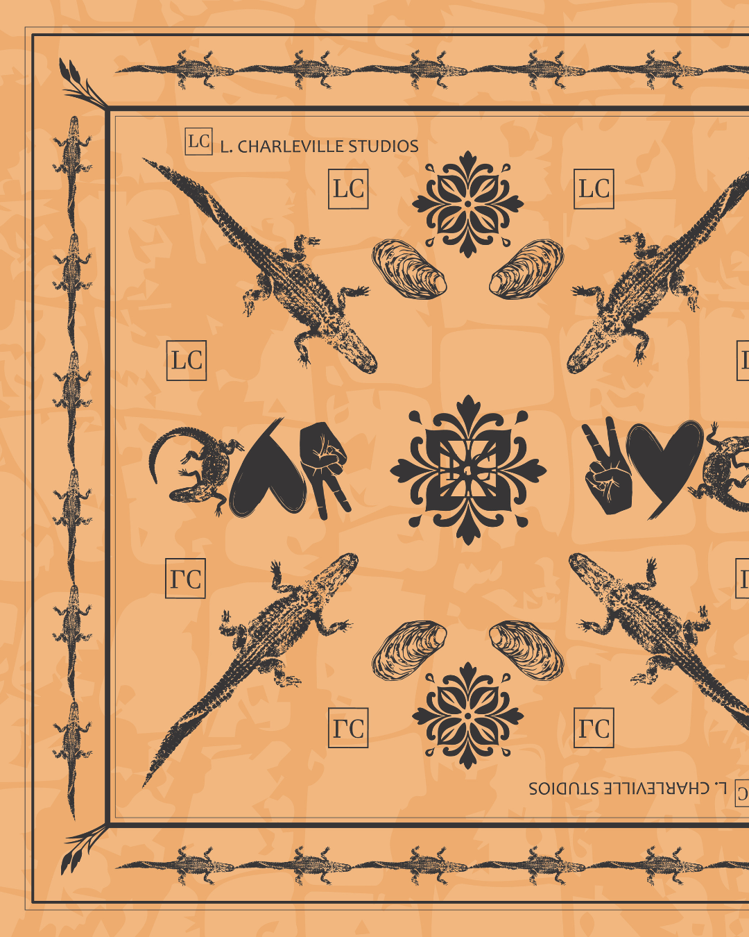Cotton Bandana, Orange