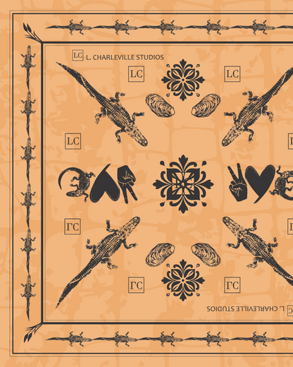 Cotton Bandana, Orange