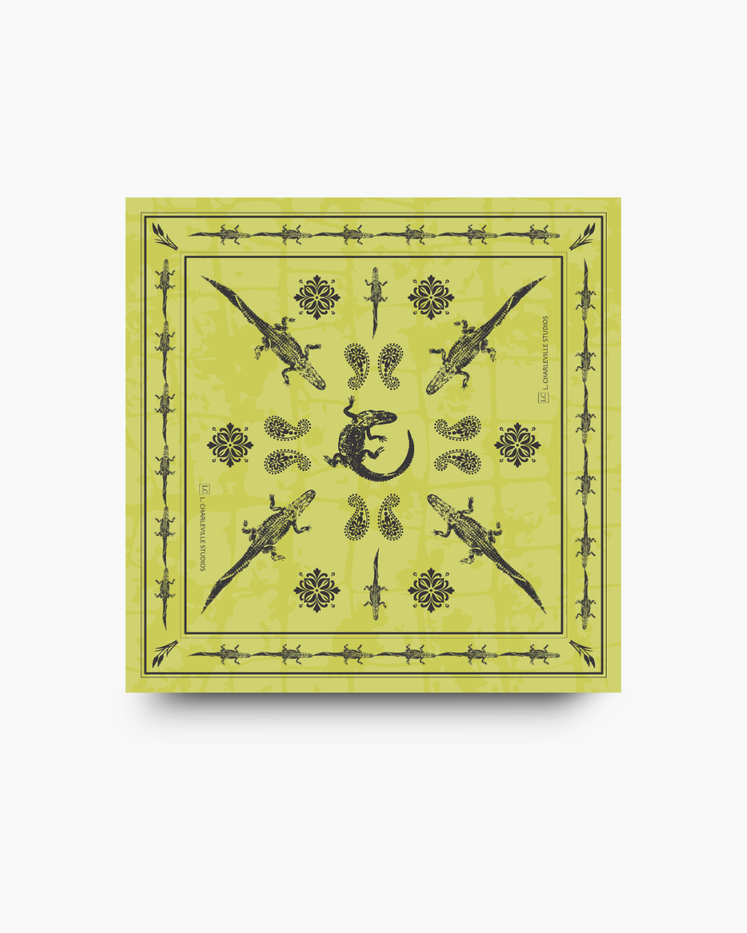Silk Bandana, Chartreuse