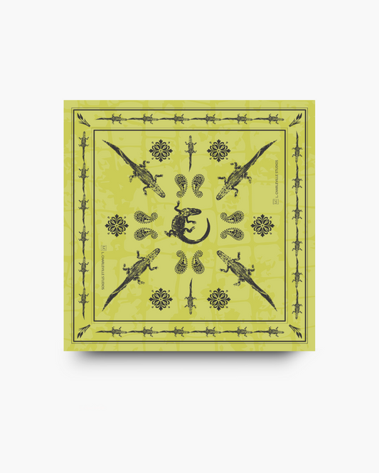 Silk Bandana, Chartreuse