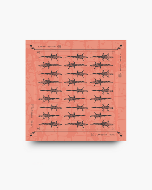 Silk Bandana, Salmon