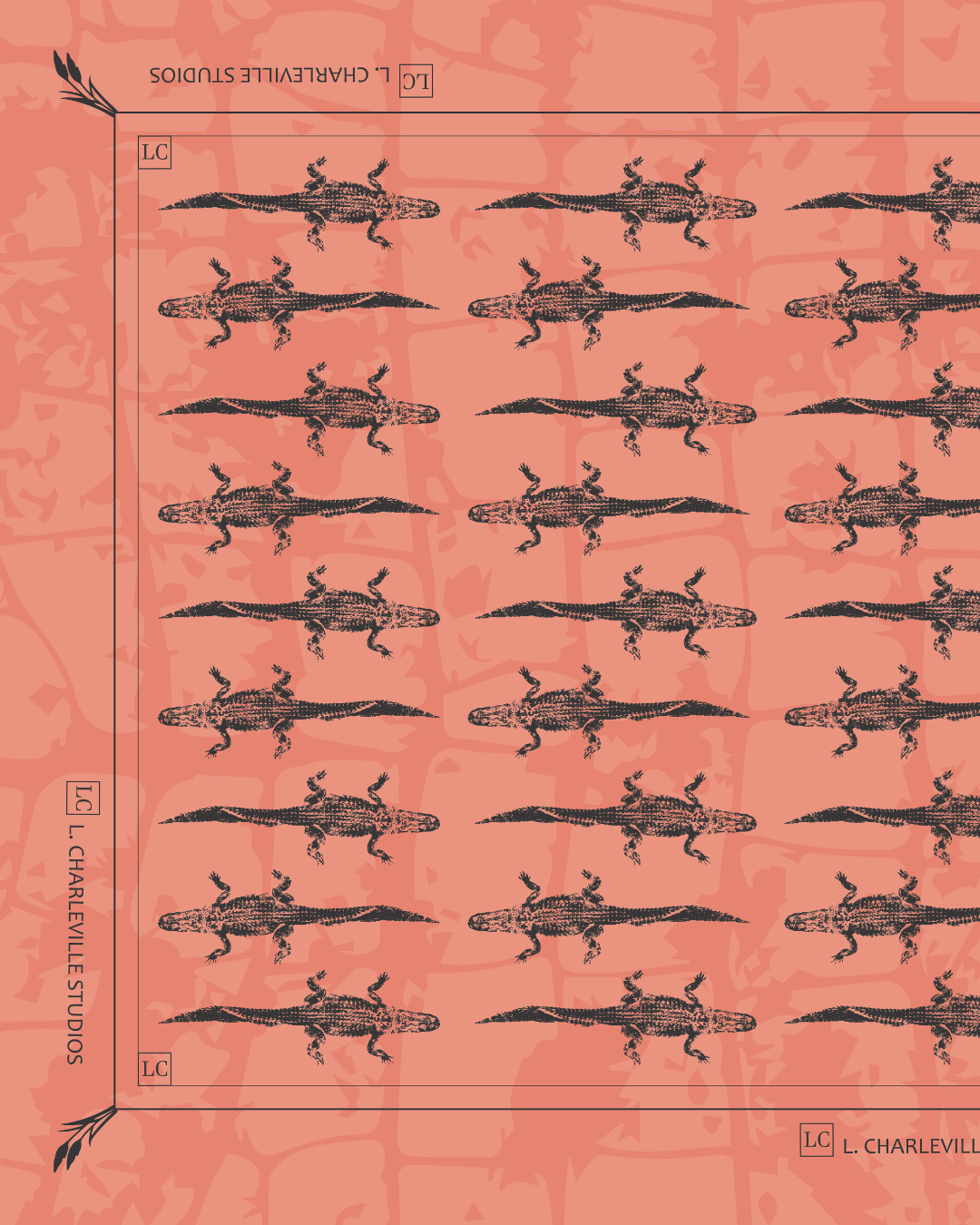 Silk Bandana, Salmon