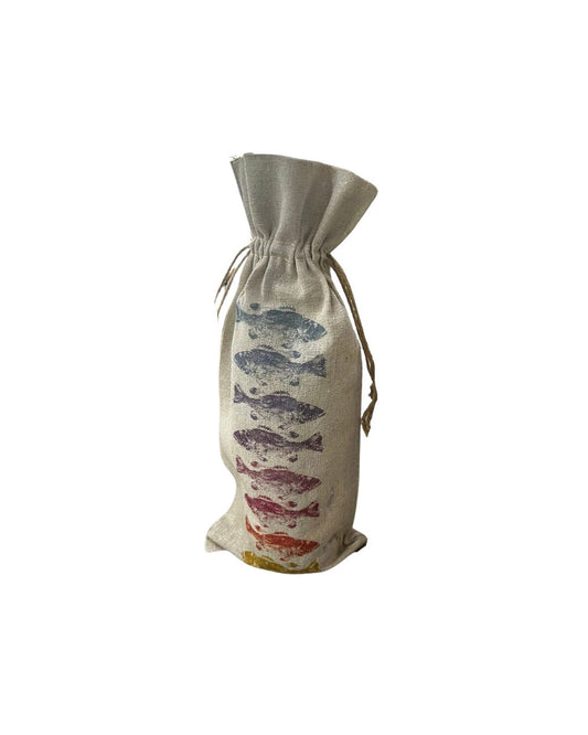 Fish Wine Tote