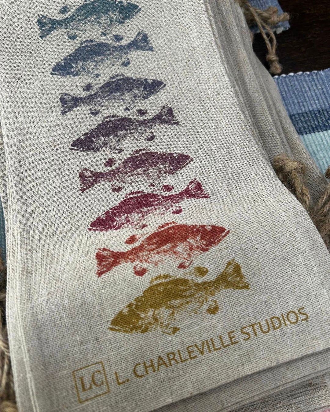Fish Wine Tote