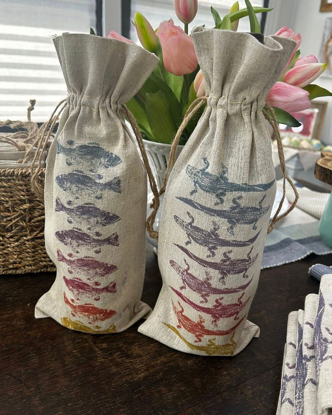 Alligator Wine Tote